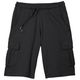 Redfield Übergrößen Cargo-Sweatbermuda schwarz