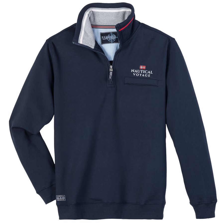 Redfield Sweat-Troyer dunkelblau Brusttasche XXL