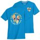 Redfield Übergrößen T-Shirt Print Beach türkisblau