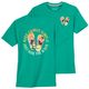Redfield Übergrößen T-Shirt Print Beach Vibes grün