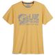 Redfield Übergrößen T-Shirt Print Live senfgelb