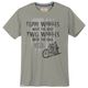 Redfield Übergrößen T-Shirt Motorrad-Print steingrau Redfield Übergrößen T-Shirt Motorrad-Print steingrau