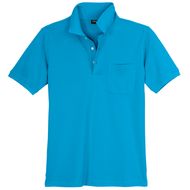 Redfield Basic Poloshirt Übergröße aquablau
