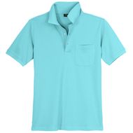 Redfield Übergrößen Basic Poloshirt helltürkis