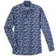 Marvelis Langarmhemd XXL blau-weiß Allovermuster Marvelis Langarmhemd XXL blau-weiß Allovermuster