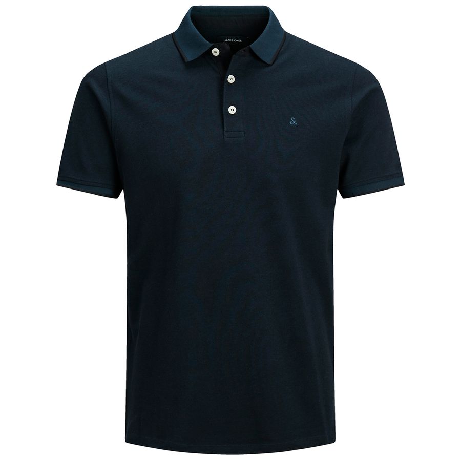 Jack&Jones Poloshirt Übergröße dunkelblau JJEPAULOS