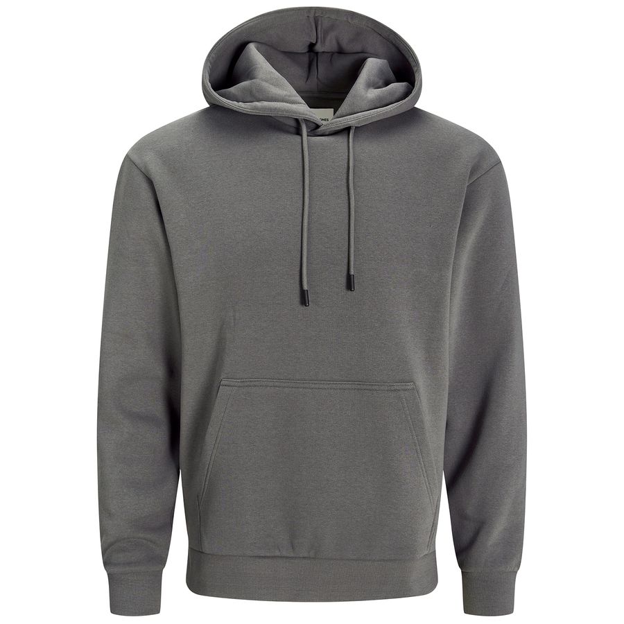 Jack&Jones Hoodie Übergröße JJEBRADLEY grau