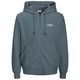 Jack&Jones XXL Kapuzen-Sweatjacke JJESOHO blaugrau Jack&Jones XXL Kapuzen-Sweatjacke JJESOHO blaugrau