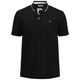 Jack&Jones Poloshirt Übergröße schwarz JJEPAULOS Jack&Jones Poloshirt Übergröße schwarz JJEPAULOS