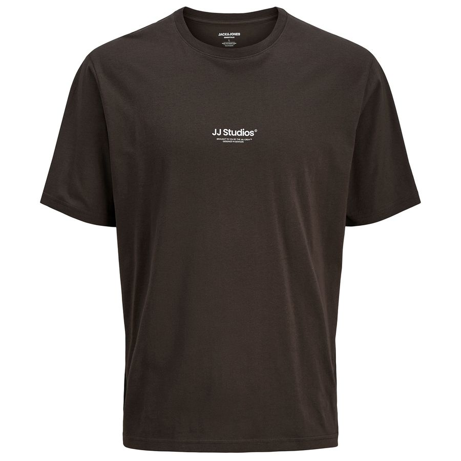 Jack&Jones Übergrößen T-Shirt dunkelbraun JJESOHO