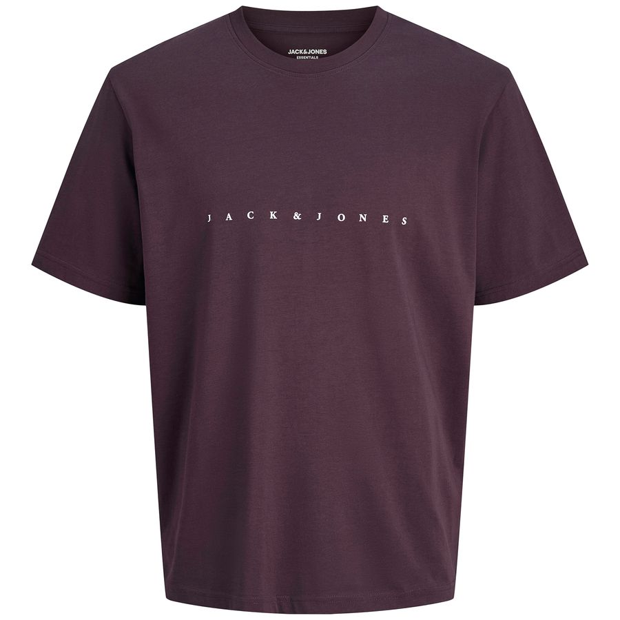 Jack&Jones T-Shirt XXL pflaume kleiner Logoprint