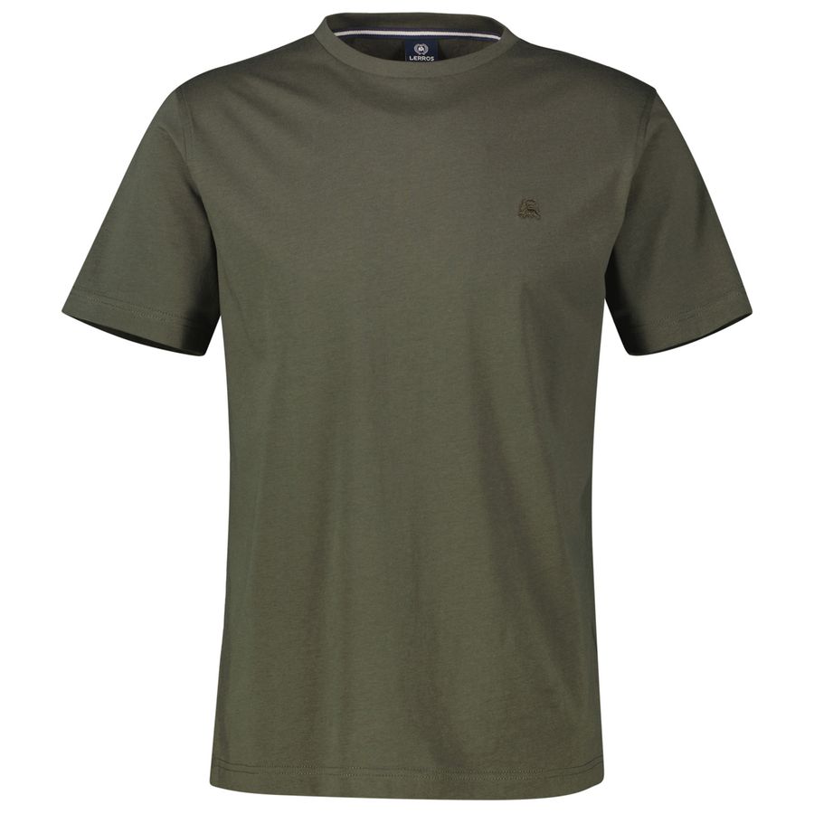 Lerros Übergrößen Basic T-Shirt dunkeloliv