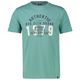 Lerros XXL T-Shirt türkis Frontprint Authentic Lerros XXL T-Shirt türkis Frontprint Authentic