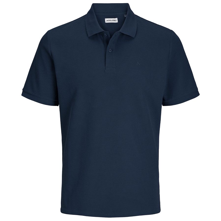 Jack&Jones Poloshirt XXL navy JJEAUSTIN Struktur