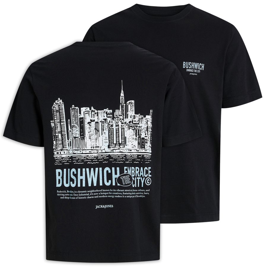 Jack&Jones T-Shirt schwarz XXL JORYORK Rückenprint