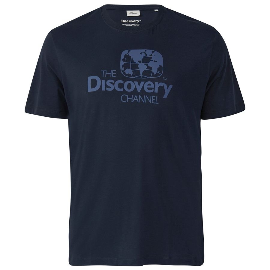 s.Oliver T-Shirt XXL navy Discovery™ Frontprint