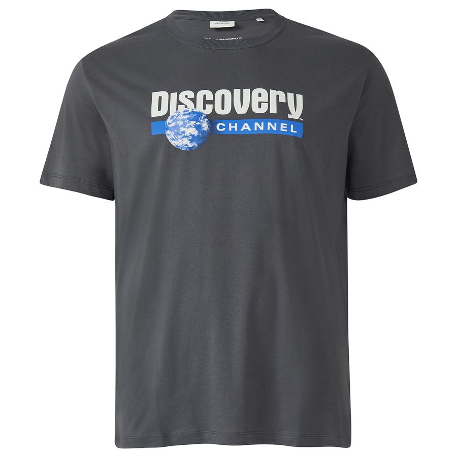 s.Oliver T-Shirt XXL grau Discovery™ Frontprint