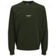 Jack&Jones Übergrößen Sweatshirt oliv Print JJESOHO Jack&Jones Übergrößen Sweatshirt oliv Print JJESOHO