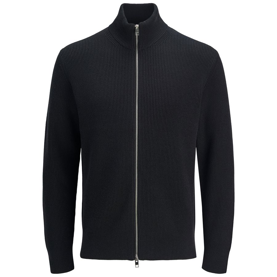 Jack&Jones XXL Strickjacke JJEPERFECT schwarz