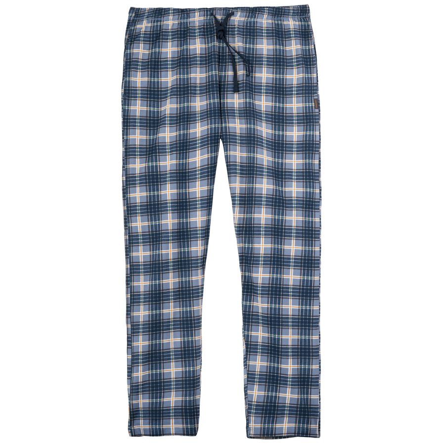 Ceceba lange Pyjamahose XXL blau-curry kariert