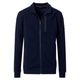CasaModa XXL Stretch-Sweatjacke navy Stehkragen