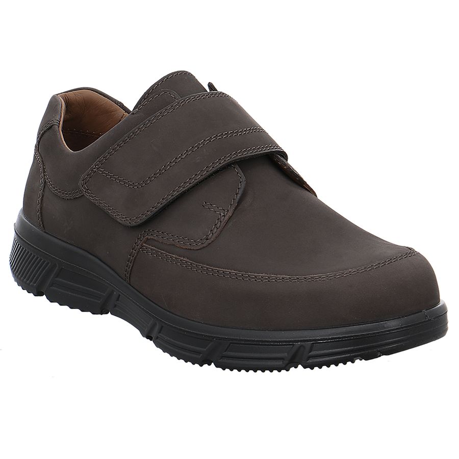 Jomos XXL Klett-Slipper dunkelbraun Malaga