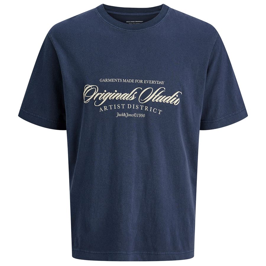 Jack&Jones T-Shirt blau used XXL JORINWOOD WASH