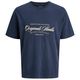 Jack&Jones T-Shirt blau used XXL JORINWOOD WASH Jack&Jones T-Shirt blau used XXL JORINWOOD WASH