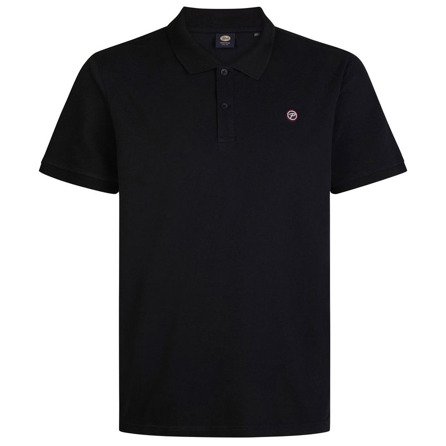Petrol Industries XXL Basic-Poloshirt schwarz