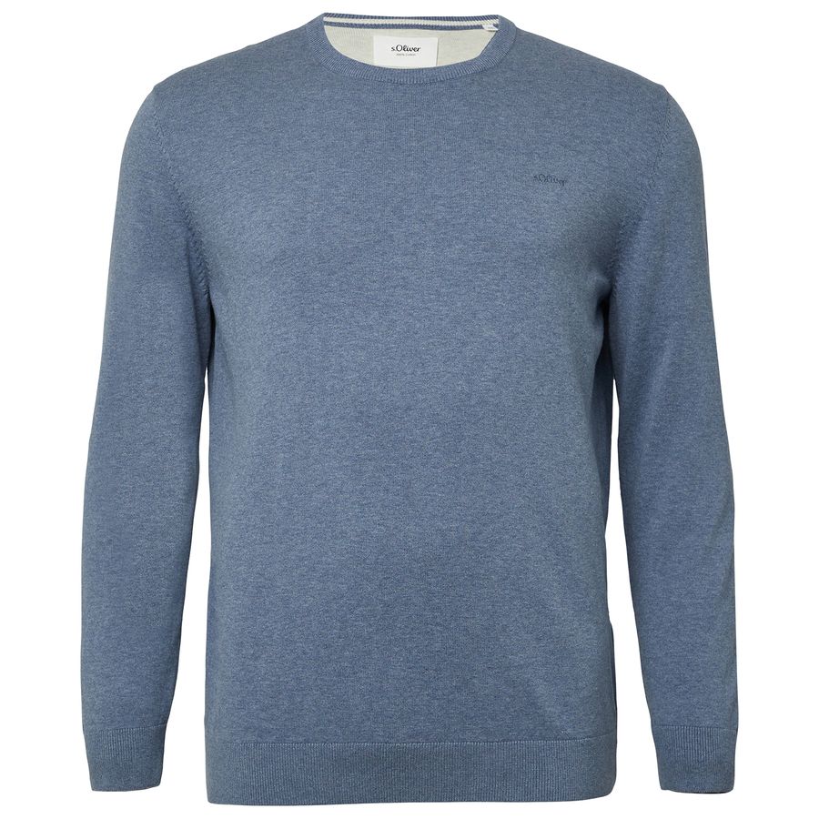 s.Oliver XXL Feinstrickpullover rauchblau
