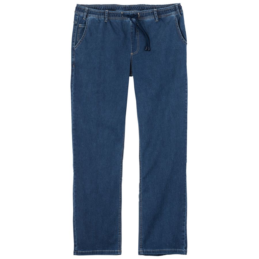 Abraxas Übergrößen Jogging-Jeans blau