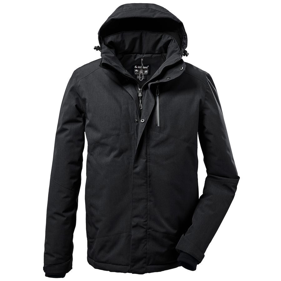 Killtec Übergrößen Funktions-Winterjacke schwarz