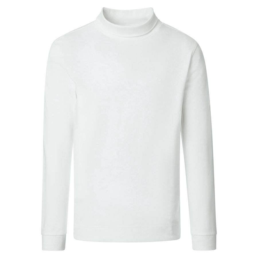 Redmond Rollkragen-Langarmshirt Übergrößen weiß