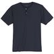 Redfield T-Shirt navy mit Knopfleiste Übergröße