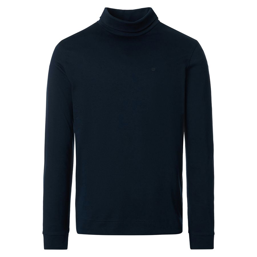 Redmond Rollkragen-Langarmshirt Übergrößen dunkelblau