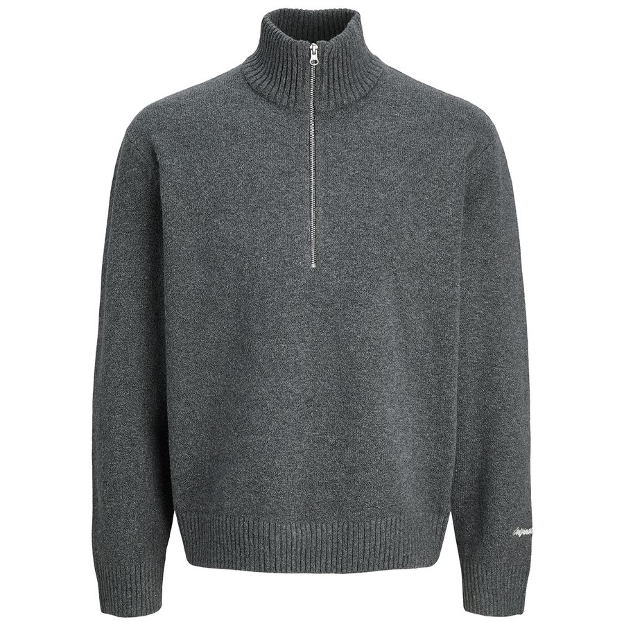 Jack&Jones Übergrößen Strick-Troyer grau JORNORREBRO