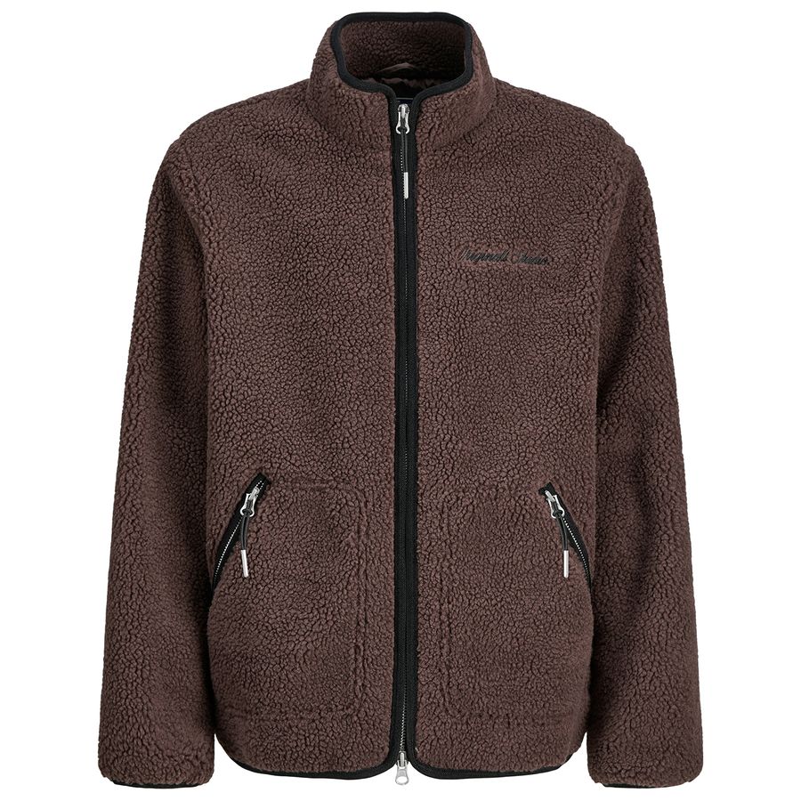 Jack&Jones XXL Teddyfell Jacke braun JORNORREBRO