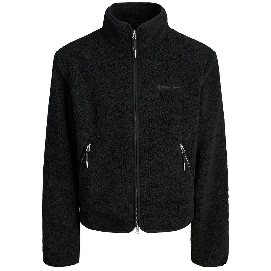 Jack&Jones XXL Teddyfell Jacke schwarz JORNORREBRO