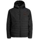Jack&Jones XXL Kapuzen-Steppjacke schwarz JJFINN Jack&Jones XXL Kapuzen-Steppjacke schwarz JJFINN
