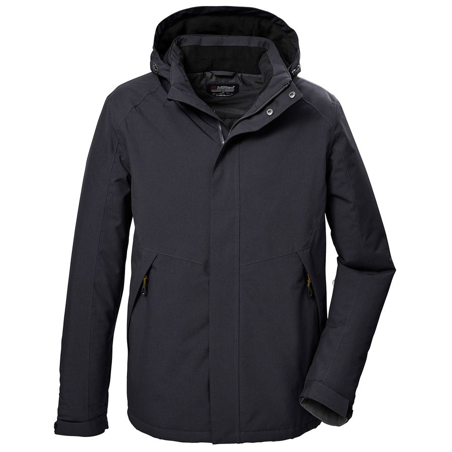 Killtec Übergrößen Funktions-Winterjacke anthrazit KOW