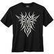 Iron Stitch Übergrößen T-Shirt schwarz Tribal-Print Iron Stitch Übergrößen T-Shirt schwarz Tribal-Print