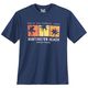 Calm Beach Übergrößen T-Shirt denimblau Huntington Calm Beach Übergrößen T-Shirt denimblau Huntington