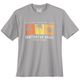 Calm Beach Übergrößen T-Shirt grau Huntington Beach