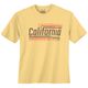 Calm Beach Übergrößen T-Shirt gelb California Dream Calm Beach Übergrößen T-Shirt gelb California Dream