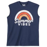 Calm Beach XXL Muskelshirt denimblau Summer Vibes