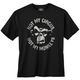 Iron Stitch Übergrößen T-Shirt Not my Circus schwarz