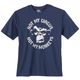 Iron Stitch Übergrößen T-Shirt Not my Circus denimblau Iron Stitch Übergrößen T-Shirt Not my Circus denimblau