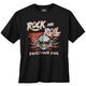 Iron Stitch Übergrößen T-Shirt schwarz Rock Skull