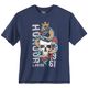 Iron Stitch Übergrößen T-Shirt denimblau Totenkopf Iron Stitch Übergrößen T-Shirt denimblau Totenkopf