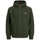 Jack&Jones XXL Kapuzen-Sweatjacke oliv JJTHATCHER